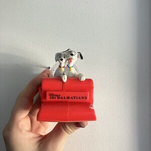 Vintage Disney 1996 101‎ Dalmatians McDonalds Snow Dome Collectible Figure toy